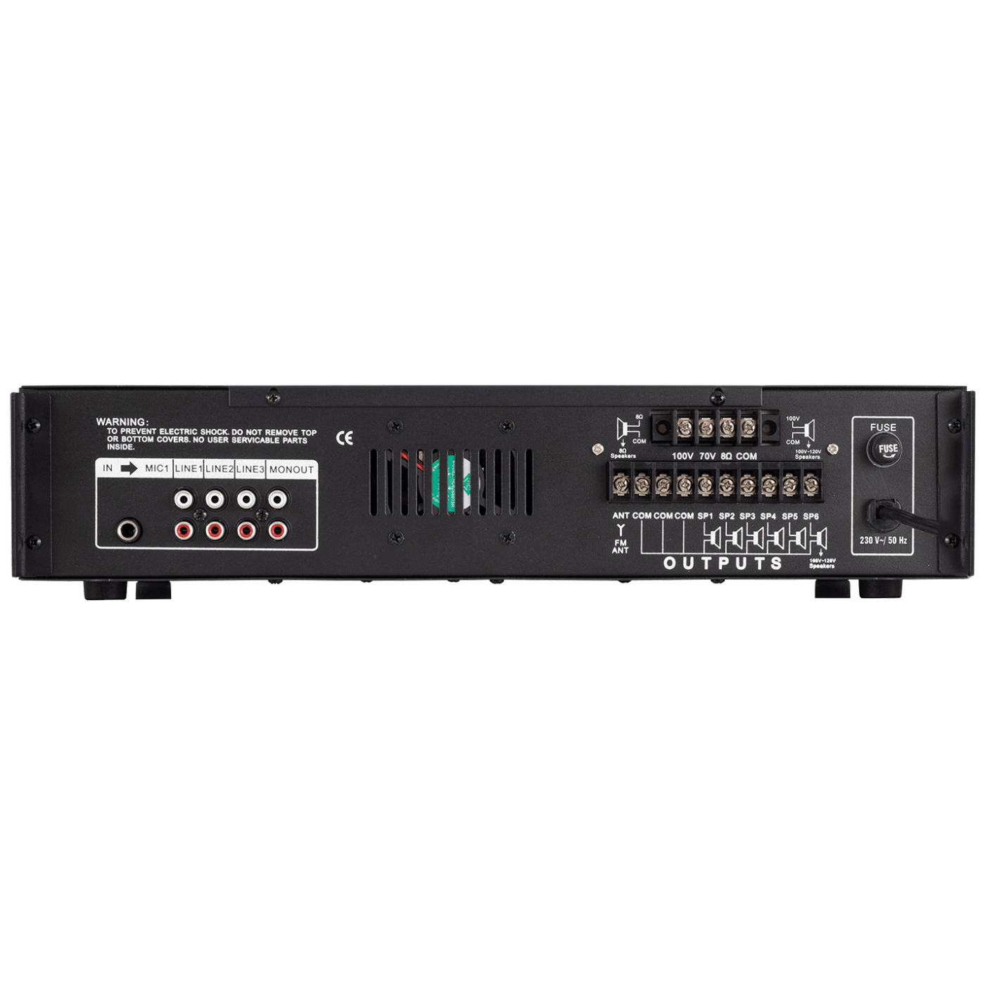SAL Pojačalo 110V sa miksetom 120W, Bluetooth, FM, USB - MPA 120BT