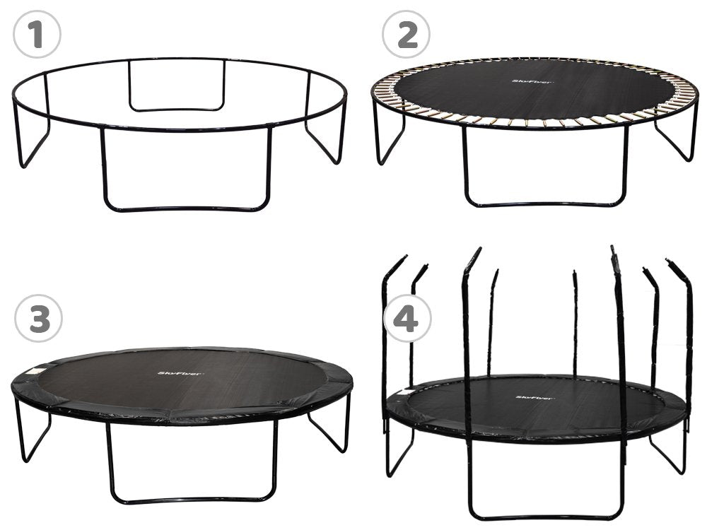 SkyFlyer trampolin crni – 366 cm