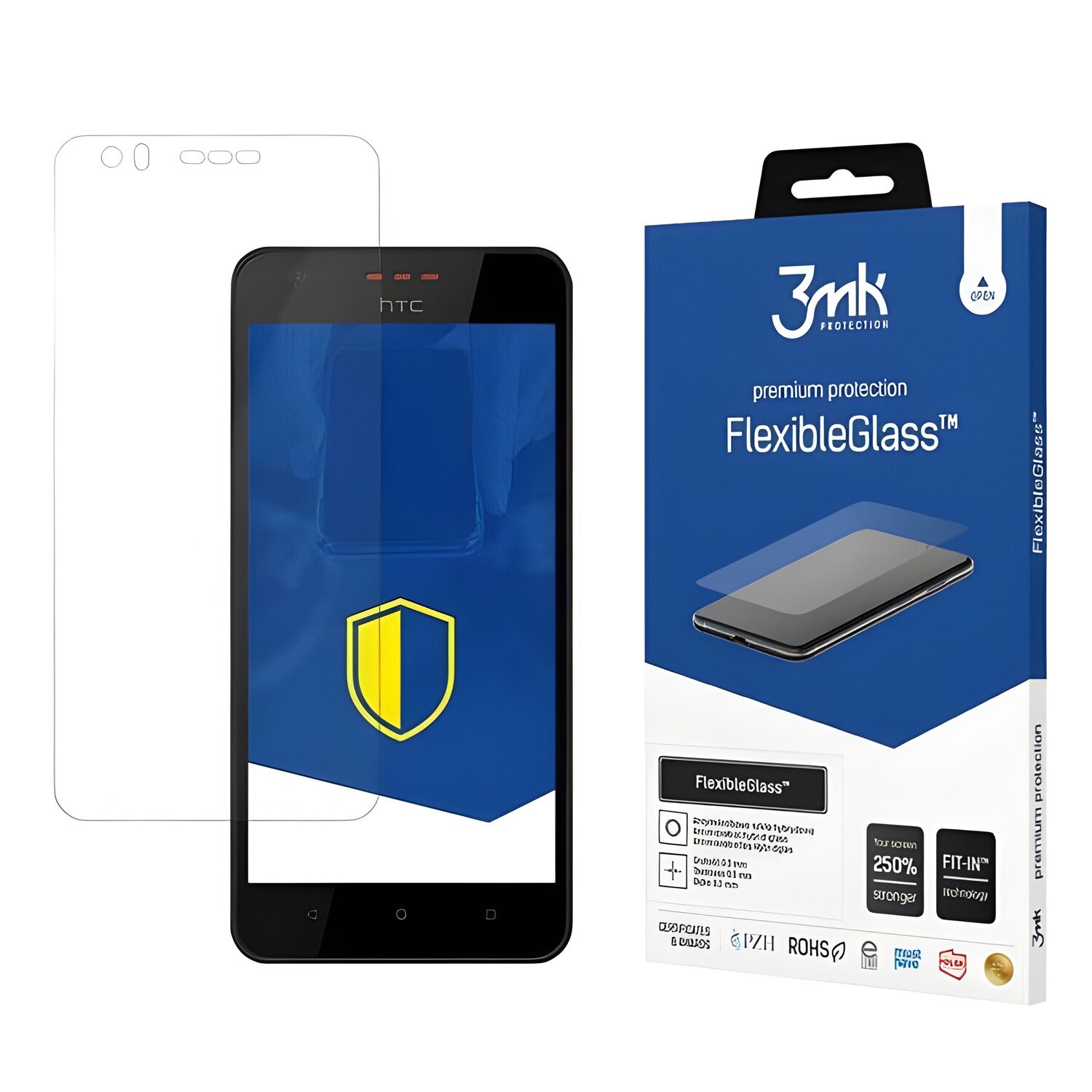 Zaštitno hibridno staklo 3mk FlexibleGlass za HTC Desire 825 - Prozirna KP26632