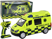 Remote Controlled Yellow Ambulance With Lights