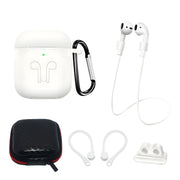 Kompletan set silikonskog kućišta za AirPods 2 / AirPods 1 - Bijela KP27722