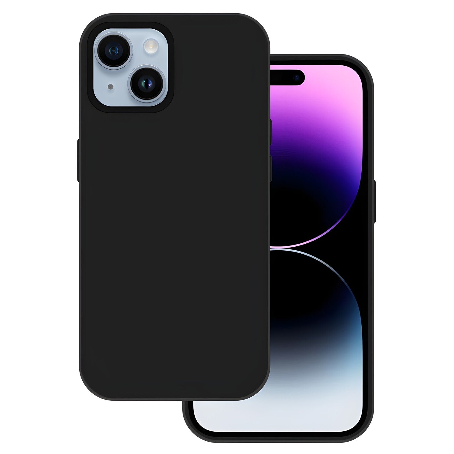 Tel protect premium silikonska futrola za Apple iPhone 15 Plus - Crna KP27989