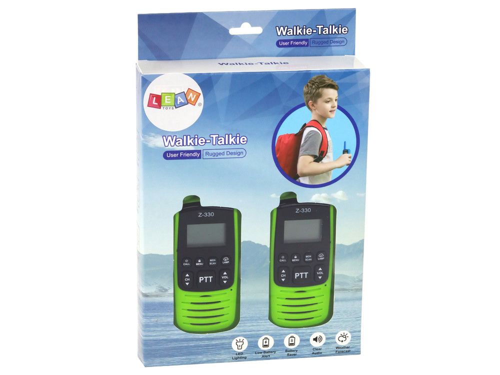 Walkie-Talkie za igru s dometom 3 km - zeleni