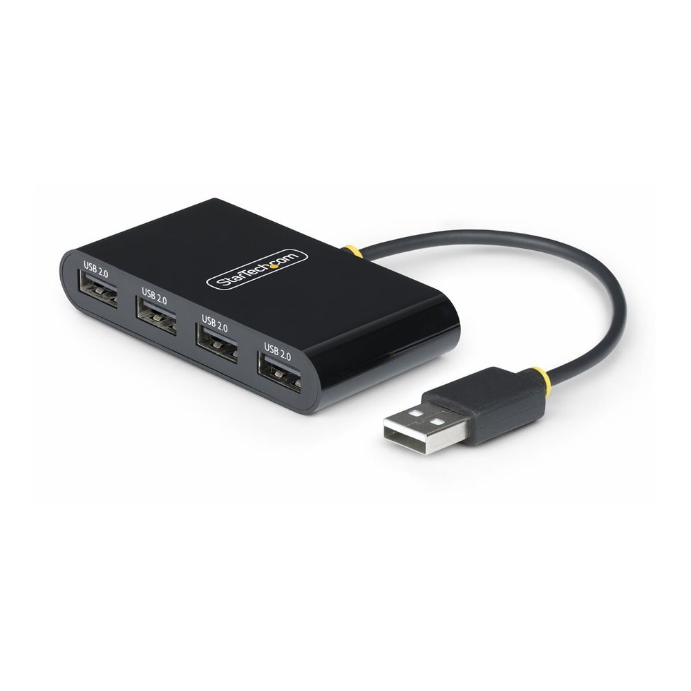 StarTech.com ST4200MINI2-USB-HUB sučelje čvorišta USB 2.0 480 Mbit/s Crno