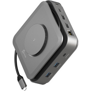 j5create JCD3199-N priključna stanica i replikator porta za prijenosno računalo Žičano USB 3.2 Gen 2 (3.1 Gen 2) Type-C Sivo