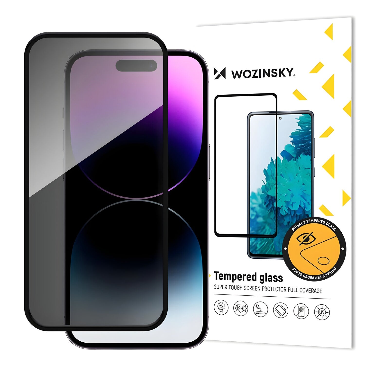 Wozinsky Privacy Glass tvrđeno staklo za Apple iPhone 16 Pro Max - Crna KP34941
