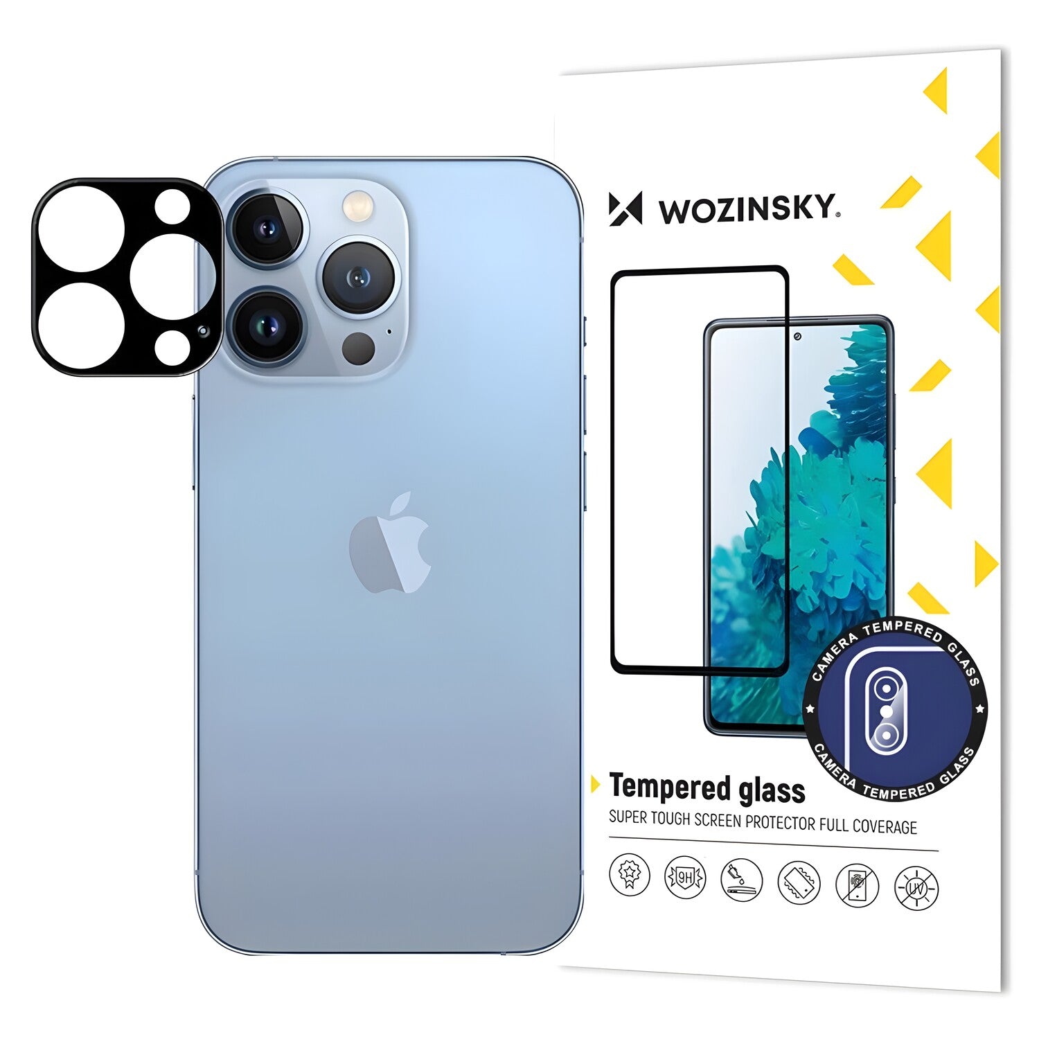 Wozinsky kaljeno staklo za kameru 9H za Apple iPhone 16 Pro - Crna KP34944