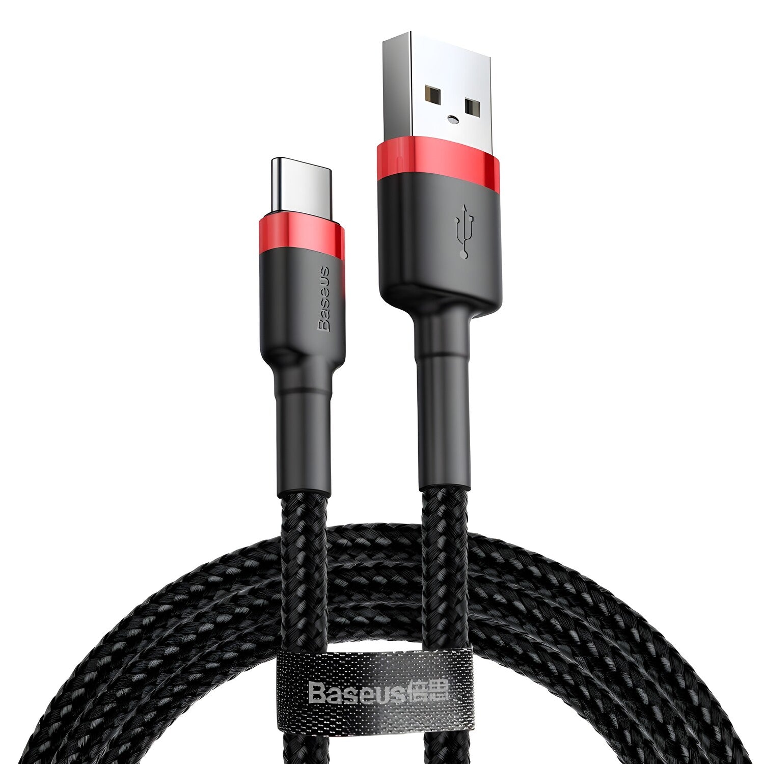 Baseus Cafule USB - A na USB - C kabel QC3.0, 2A - 3 m – Crvena / Crna KP35203