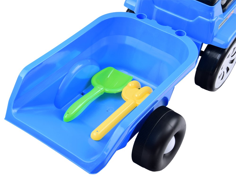 Guralica traktor s prikolicom – plavi