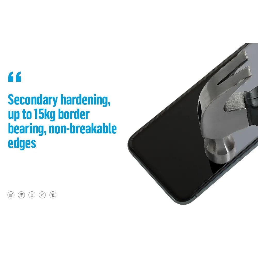 5D kaljeno staklo Mr. Monkey Glass - za Xiaomi 13 crno (Strong Lite)