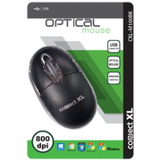 Connect XL Miš optički, 800dpi, USB, crna boja - CXL-M100BK