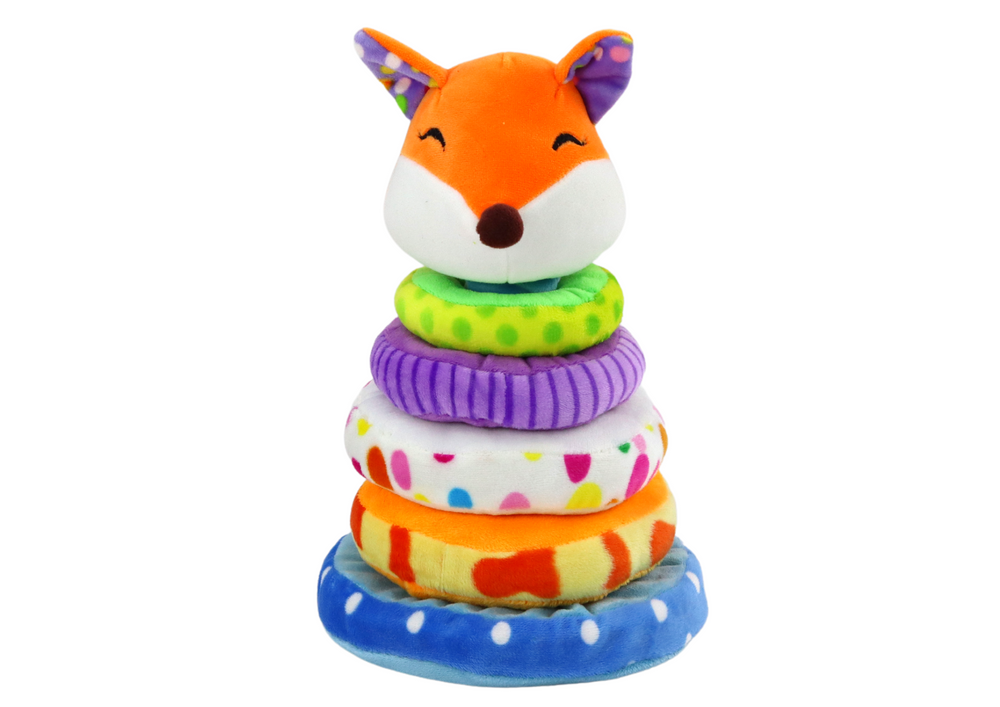 Plišana piramida za slaganje FOX - 27 cm