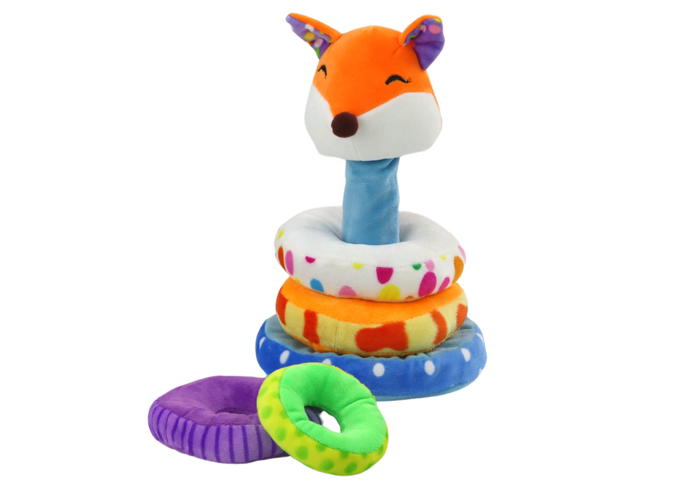 Plišana piramida za slaganje FOX - 27 cm