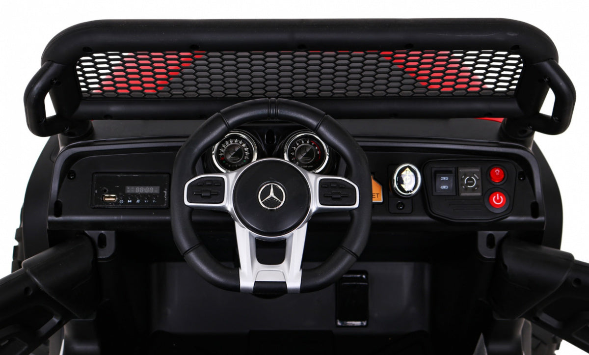 Licencirani auto na akumultor Mercedes BENZ UNIMOG S- crveni
