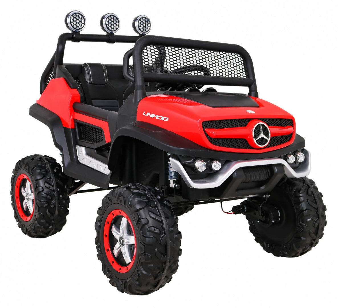 Licencirani auto na akumultor Mercedes BENZ UNIMOG S- crveni