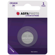 AgfaPhoto Baterija litijska, CR1616, 3V, dugmasta, blister 1 kom. - CR1616 B1