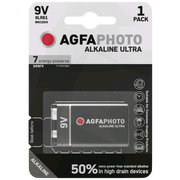 AgfaPhoto Baterija alkalna, 6LR6, 9V, blister 1 kom. - 9V B1
