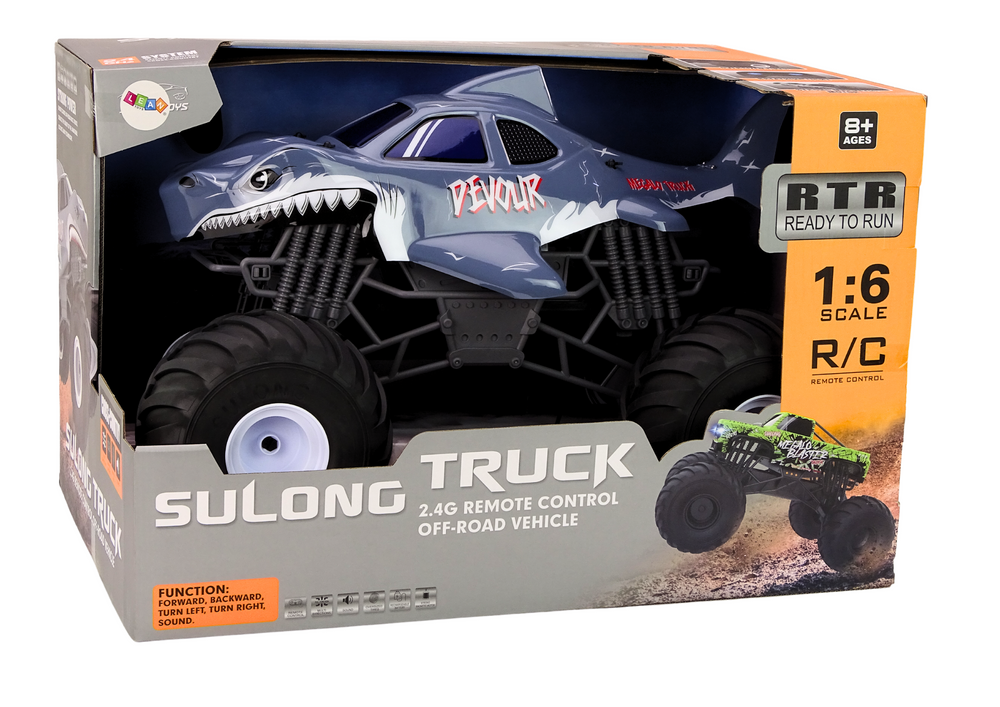 Buggy na daljinsko upravljanje BIG 2.4G RC 1:6  - shark