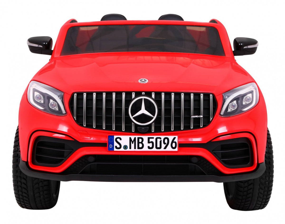 Licencirani auto na akumulator Mercedes GLC 63S - dvosjed - crveni