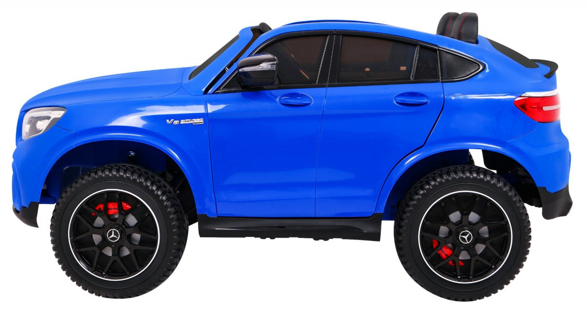 Licencirani auto na akumulator Mercedes GLC 63S - dvosjed - plavi