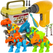 Konstrukcijski set - dinosauri + električni odvijač