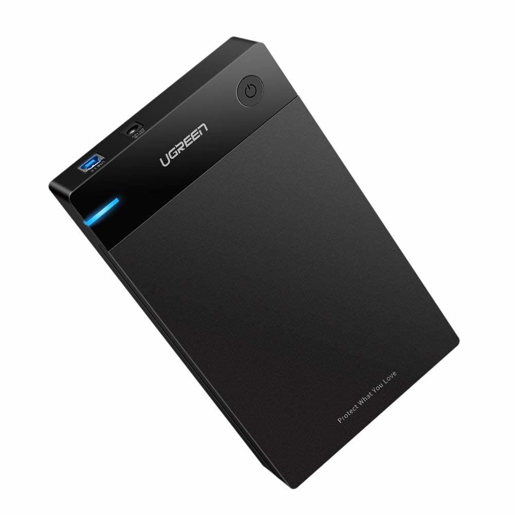 Ugreen 50422 kutija za disk za pohranu podataka HDD/SDD kućište Crno 2.5/3.5"