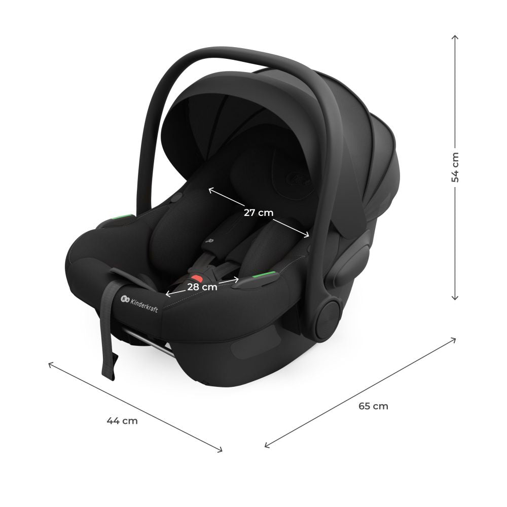 Kinderkraft autosjedalica I-LITE i- Size 0-13 kg (40-87 cm), Black