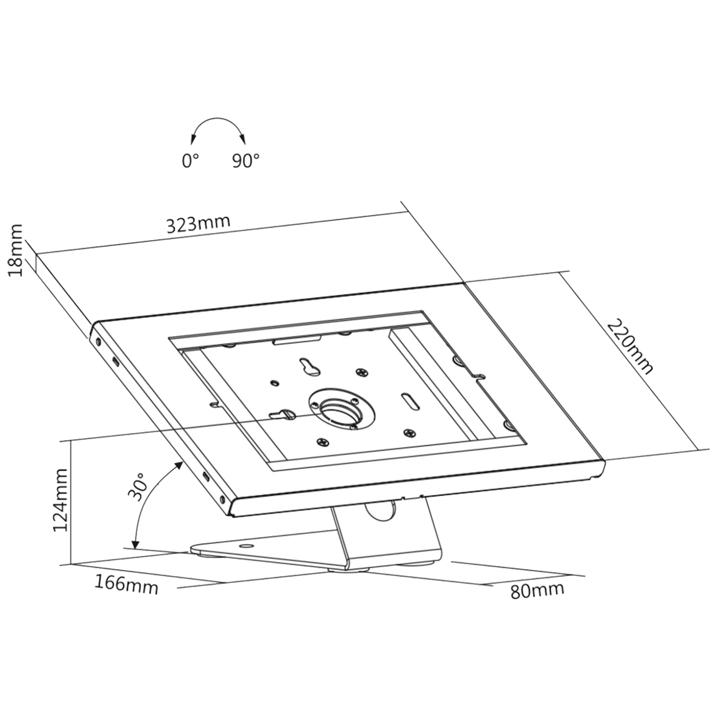 Maclean Stolni nosač za iPAD Pro, Samsung Galaxy, Tab A - MC-908W