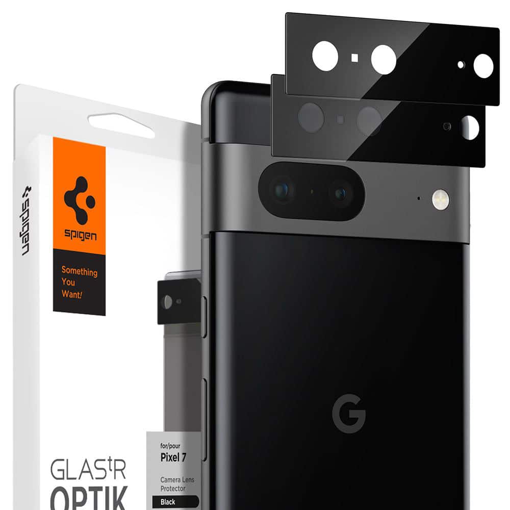 Spigen - Glas.tR EZ Fit Optik.TR staklo za kameru (2 kom) - Google Pixel 7 - crno