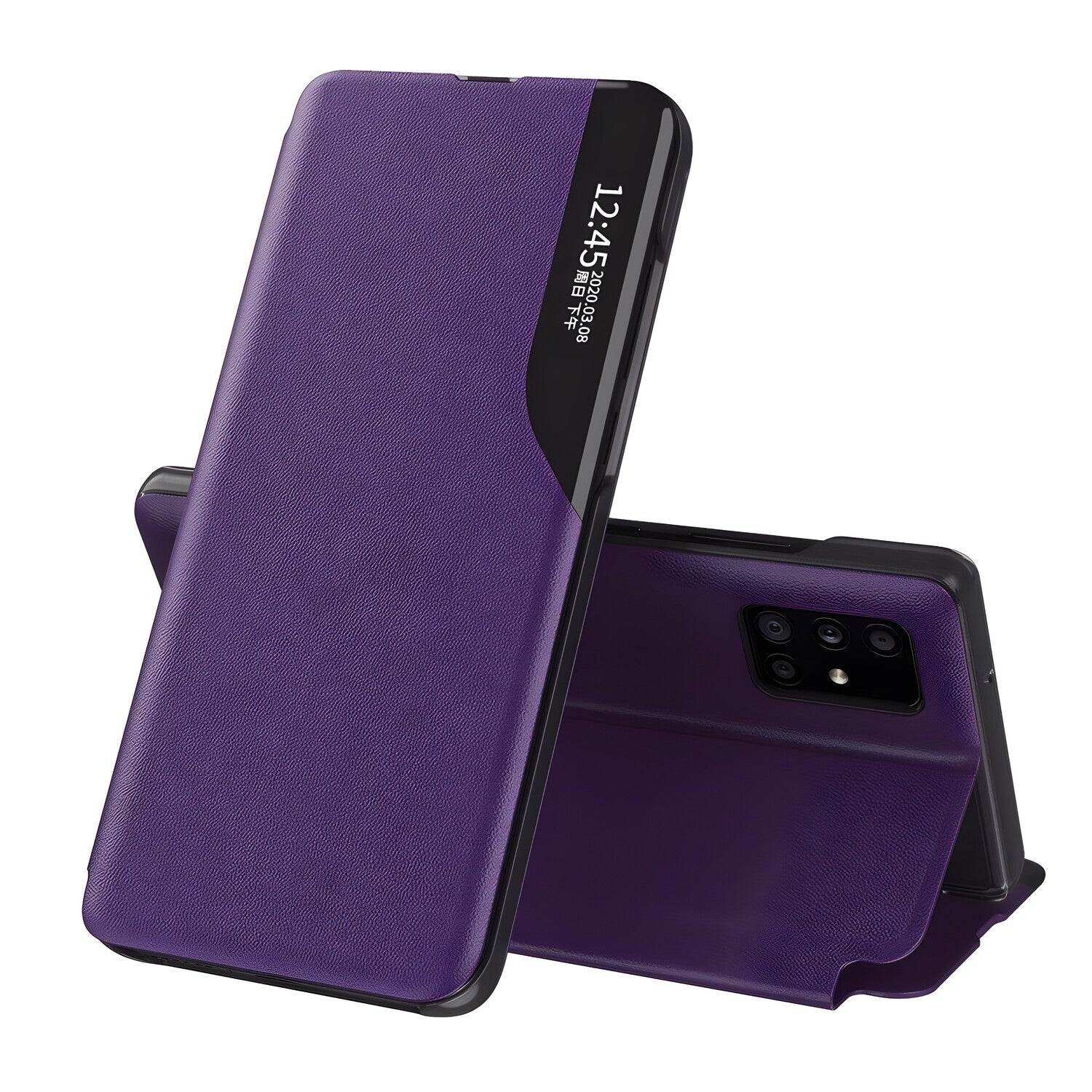 Elegantna knjižna futrola View Case za Samsung Galaxy S23 FE - Ljubičasta KP27953