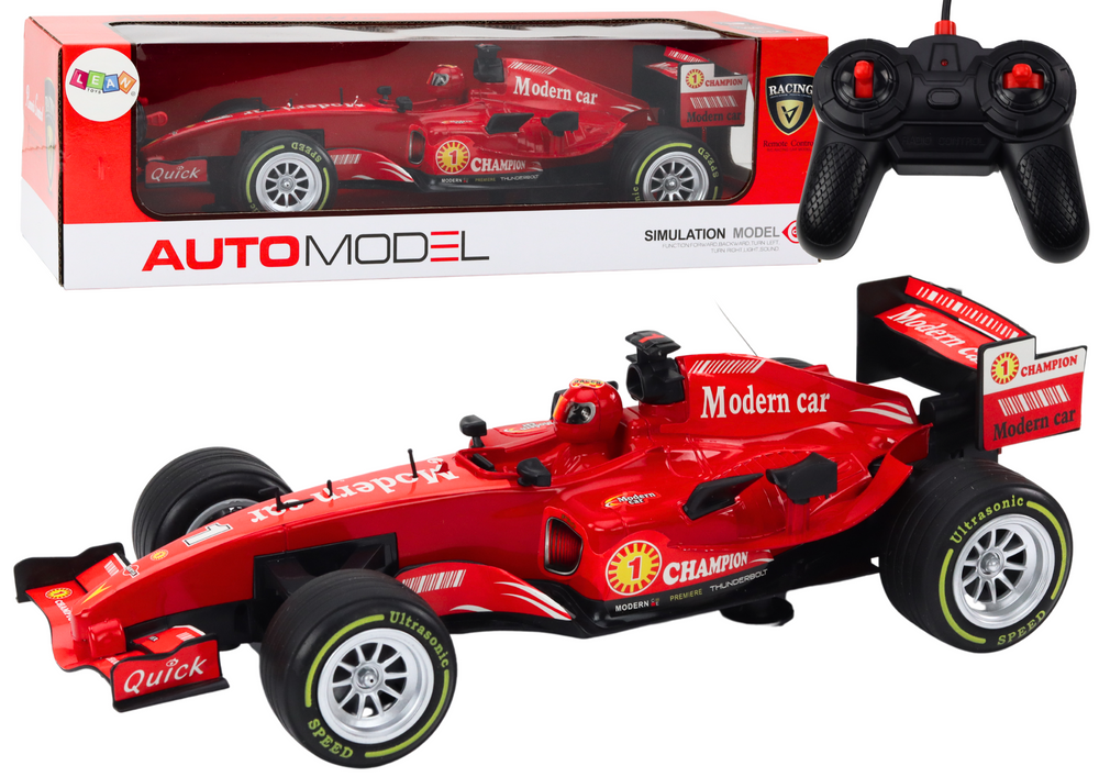 Formula na daljinsko upravljanje automodel 1:12 sa zvučnim efektima - Crveni