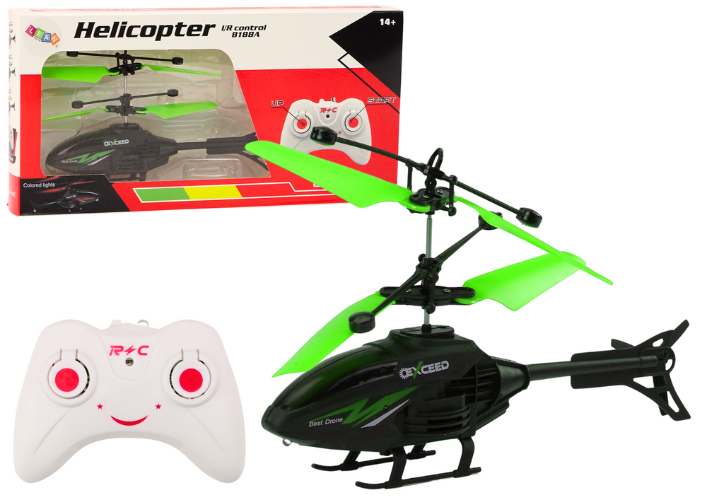 Helikopter na daljinsko upravljanje Gyroscope - zeleni