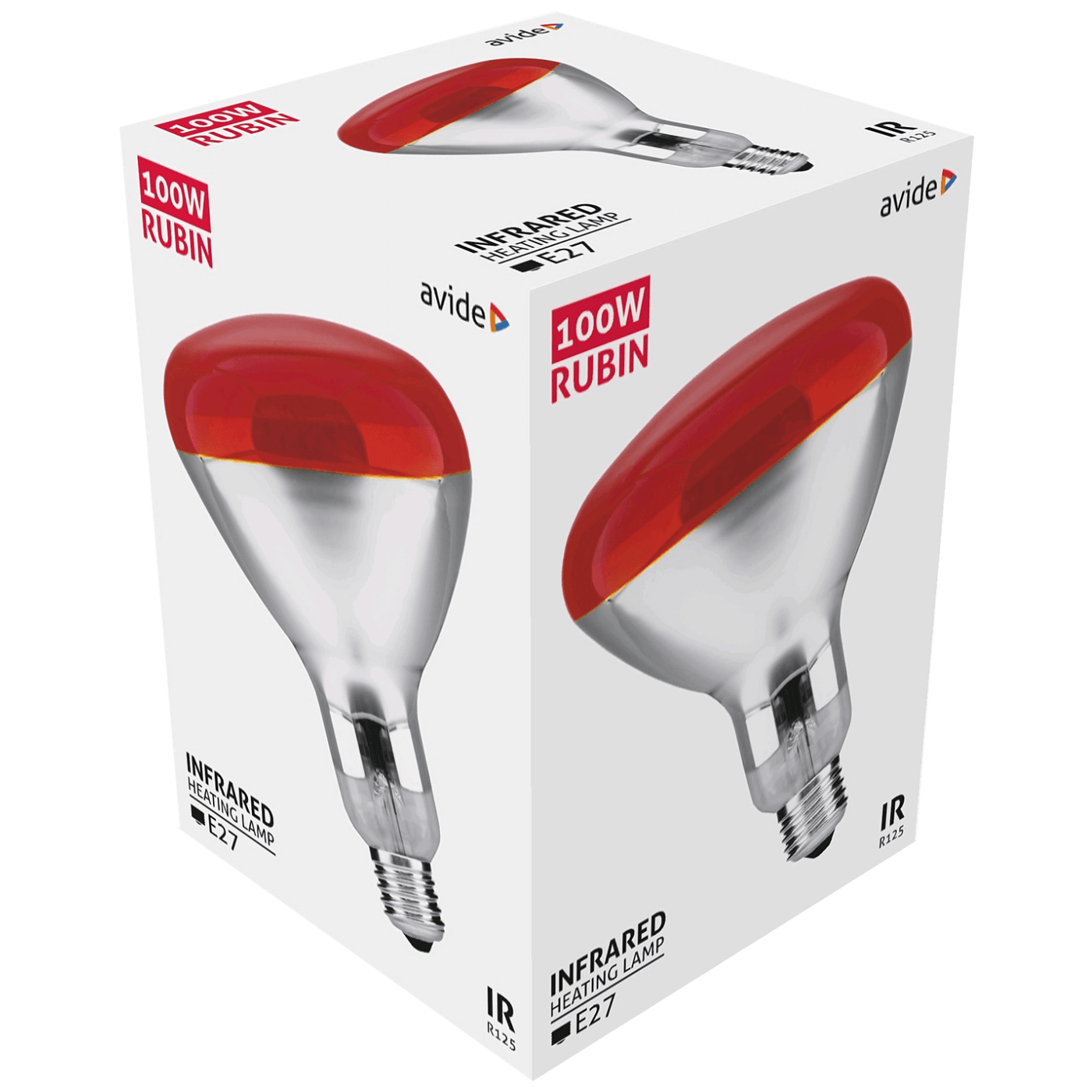 Avide Žarulja, 100W, E27, Infra Red, IP20 - ASIR27-100W-R