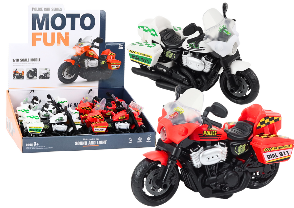Policijski motocikl za igru 1:10 Moto Fun - birate boju