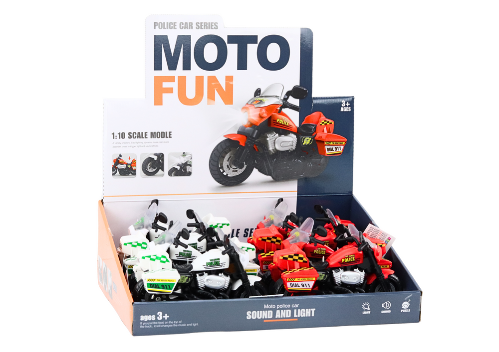 Policijski motocikl za igru 1:10 Moto Fun - birate boju