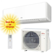 FUJITSU KLIMA UREĐAJ 7,1kW ASEG24KMTE/AOEG24KMTA - Super Eco inverter, za 70m2, A++ energetska klasa