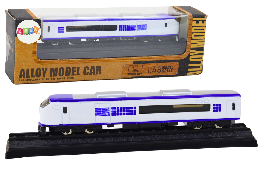 Metalni kolekcijski model vlaka 1:48 - plavo/bijeli