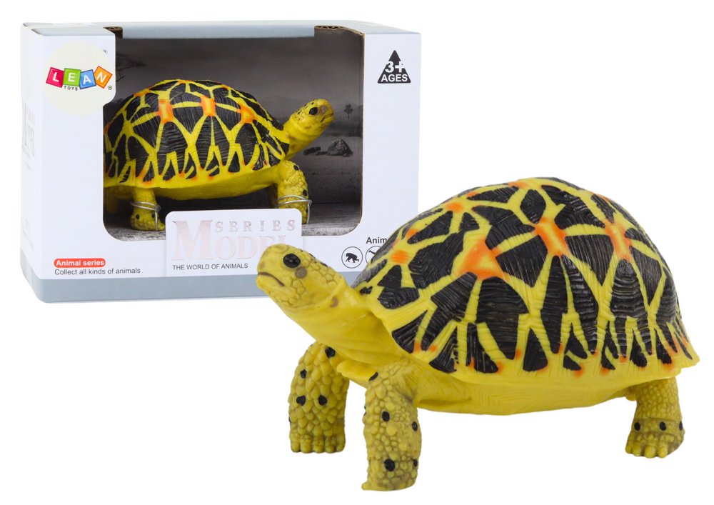 Kolekcionarska figurica kornjača reptil - Žuto/Crna A