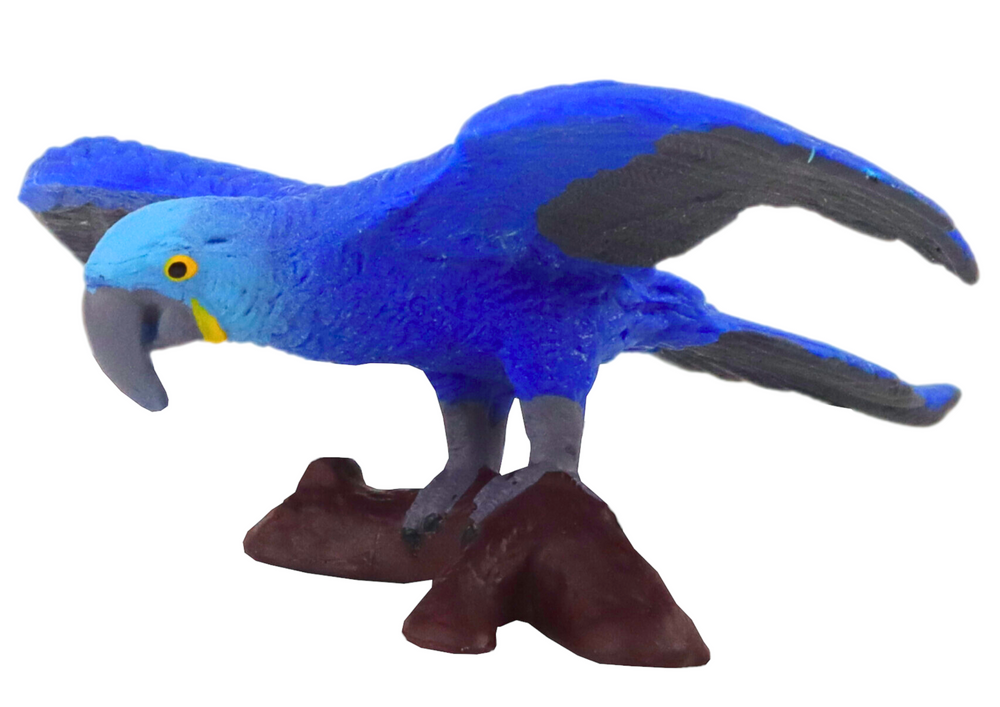 Figurica papiga Ara 9 cm - plava