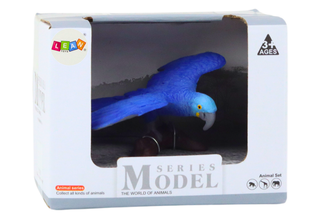 Figurica papiga Ara 9 cm - plava