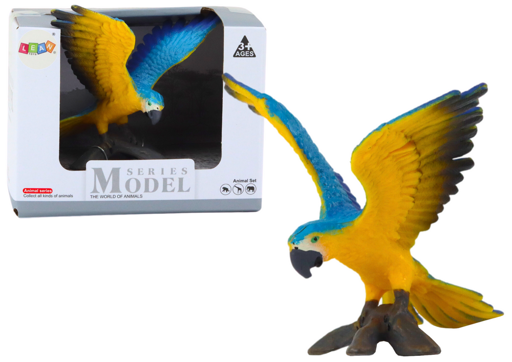 Figurica papige Ararauna Ara 7 cm - plavo/žuta