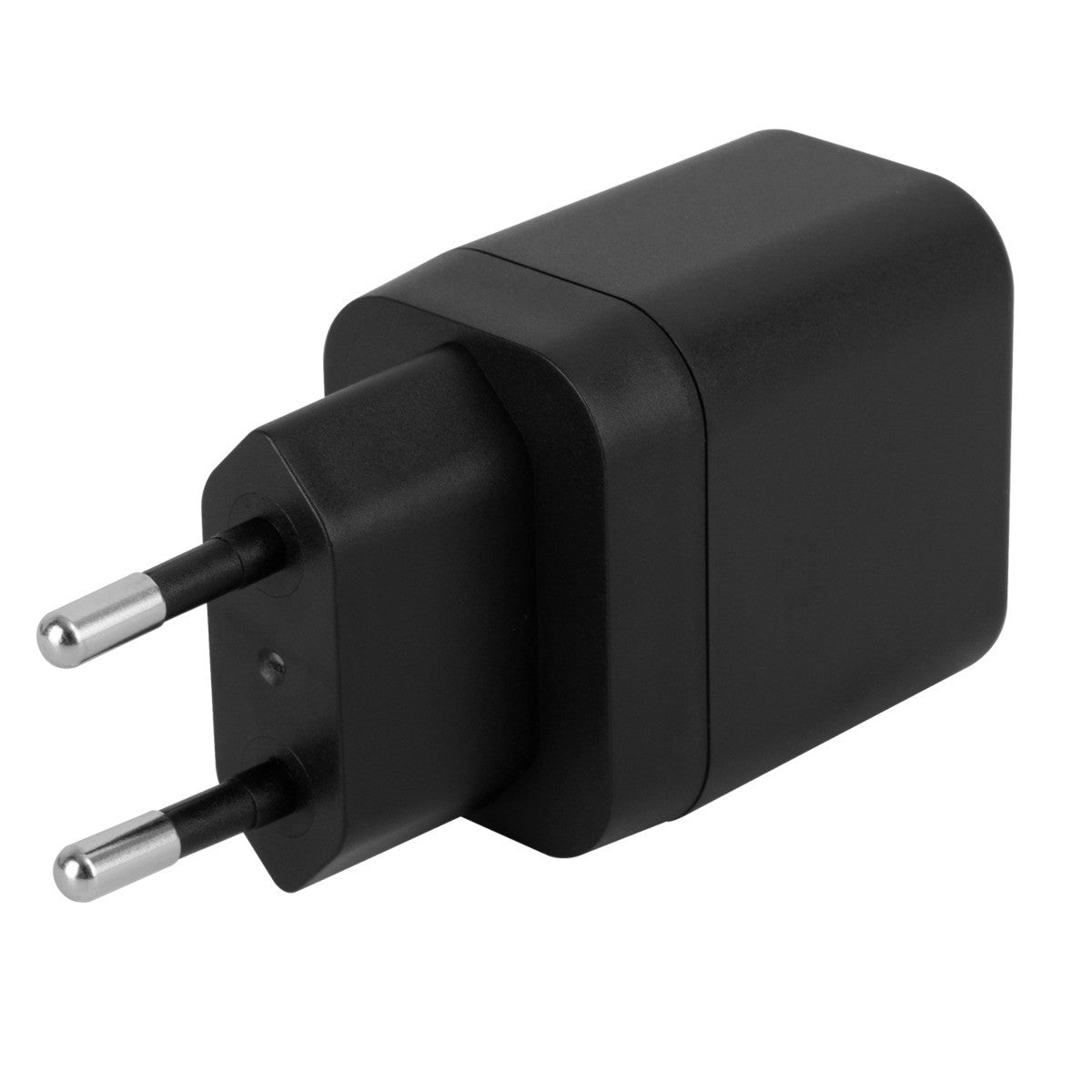 DELTACO Kućni punjač USB-C, 1x USB-C PD, 20 W, CRNI