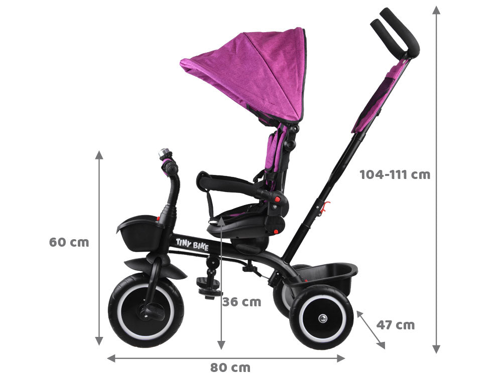 Tricikl Tiny Bike 3u1 – Purple