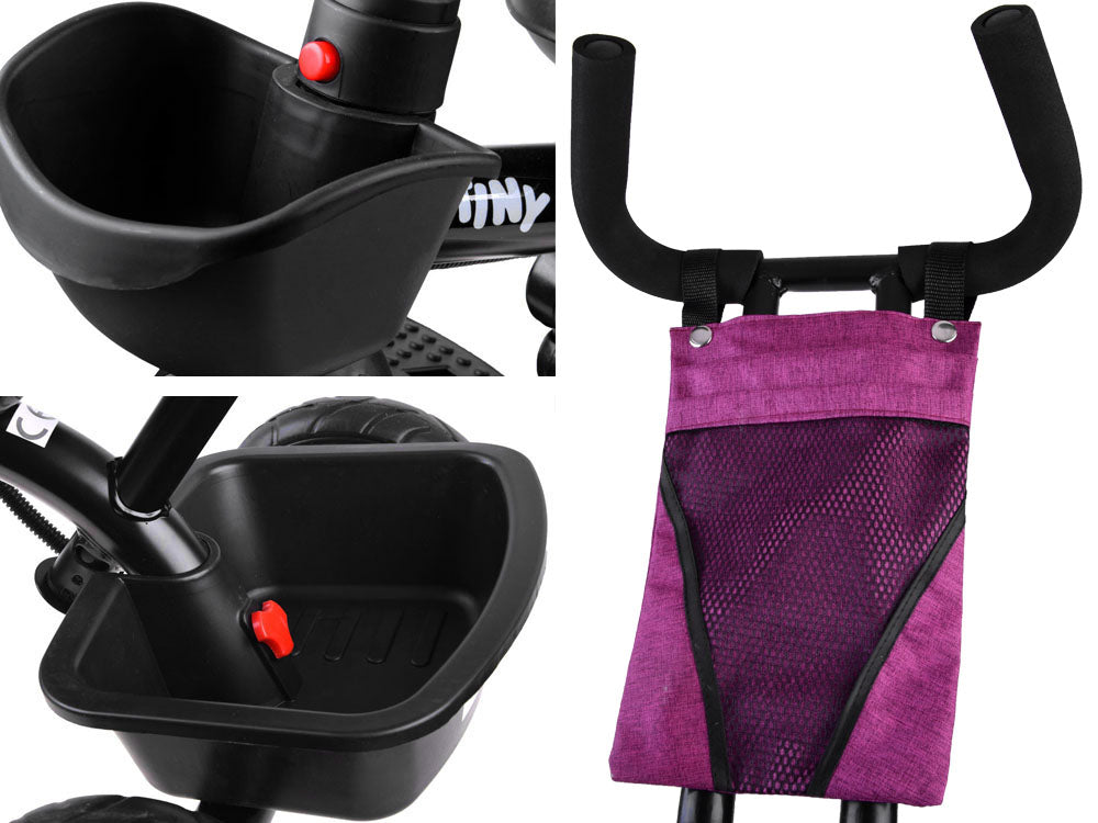 Tricikl Tiny Bike 3u1 – Purple