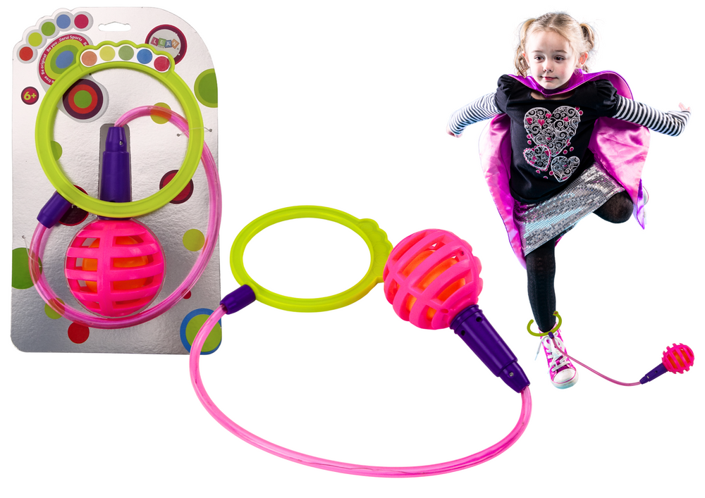 Skipper Hula Hop uže za preskakanje, roza, LED