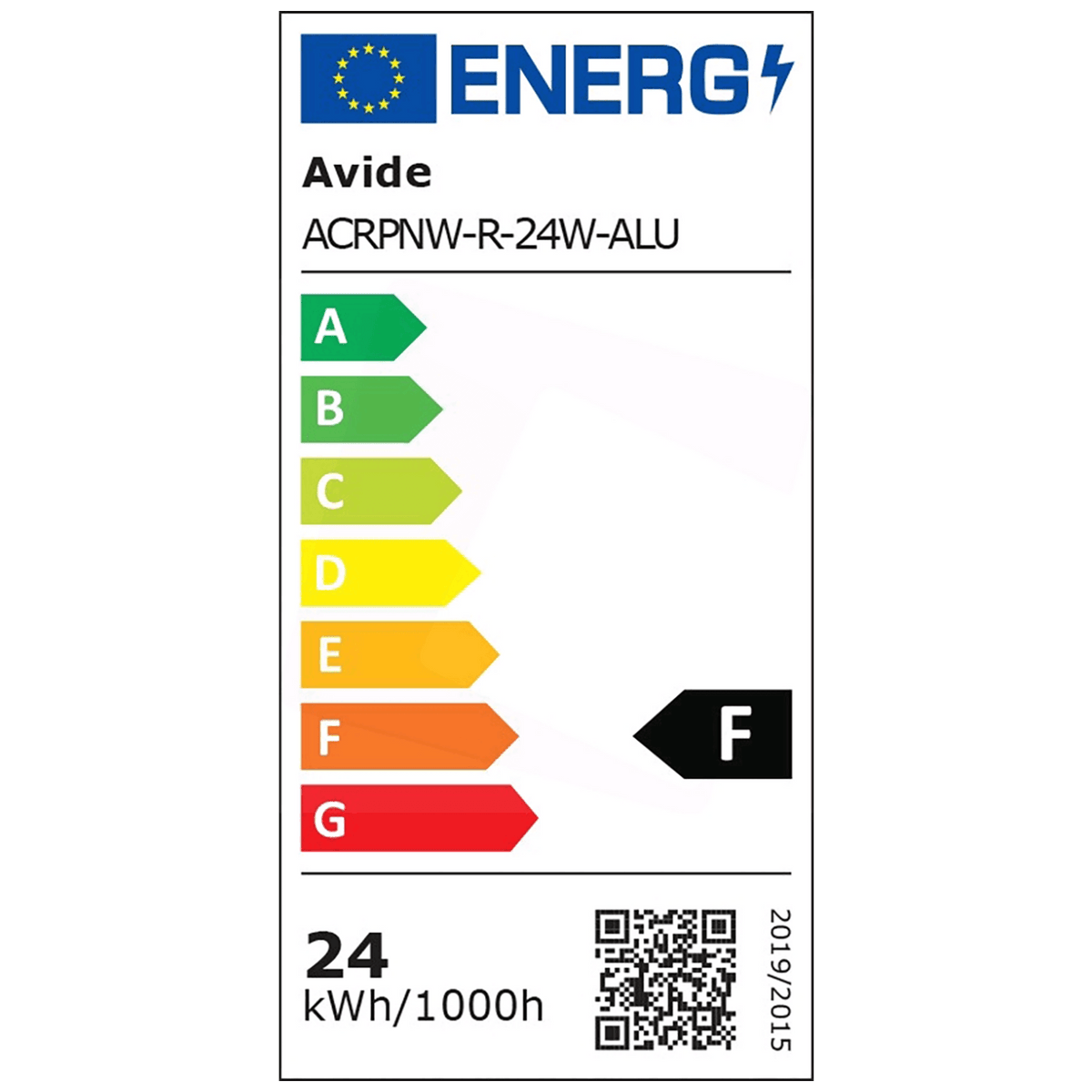 Avide Plafonjera LED, ugradna, 24W, 2000 lm, 4000K, IP20 - ACRPNW-R-24W-ALU