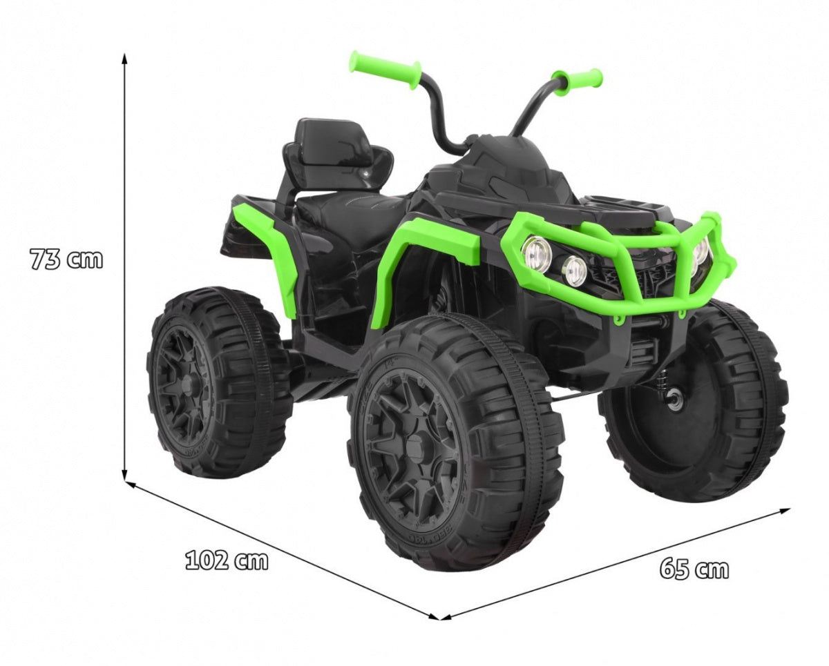 Quad na akumulator ATV - crno/zeleni