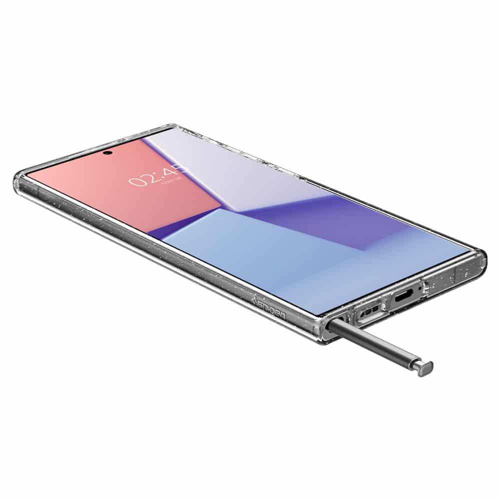 Spigen - Liquid Crystal za Samsung Galaxy S23 Ultra - Crystal Quartz