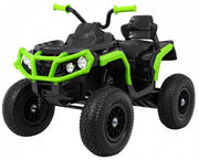 Quad na akumulator ATV Air - crno/zeleni
