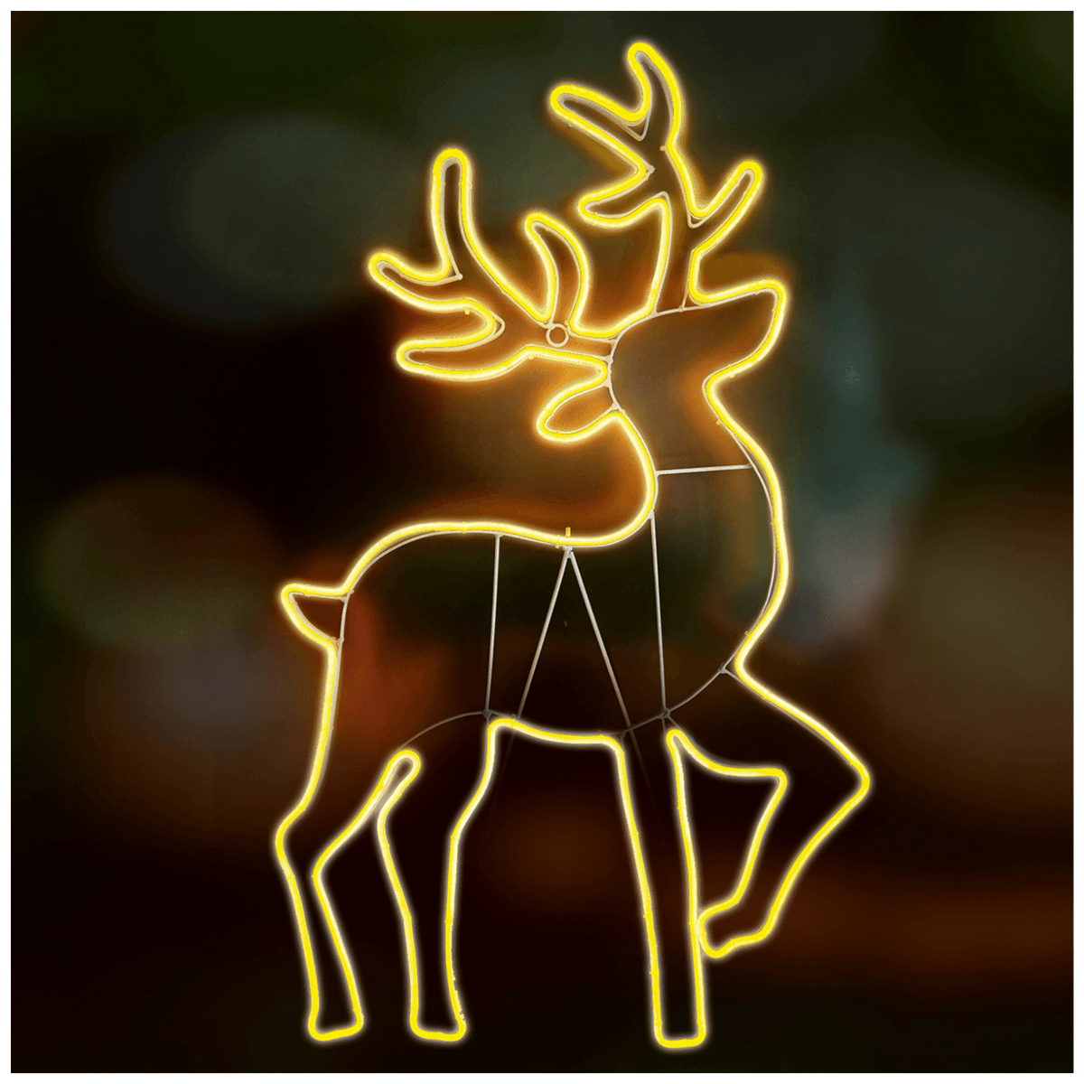 home Dekorativna rasvjeta, LED neonska figura, jelen - NEON 4